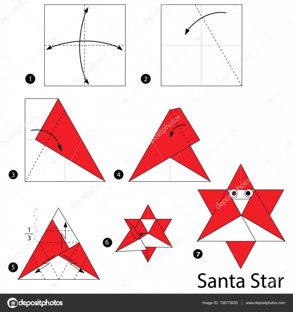 Origami Estrella Paso A Paso Paso A Paso Las Instrucciones