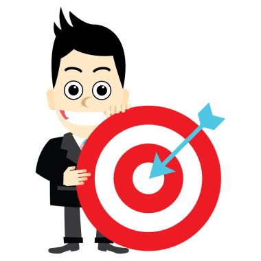 Bir hedef tutan işadamı