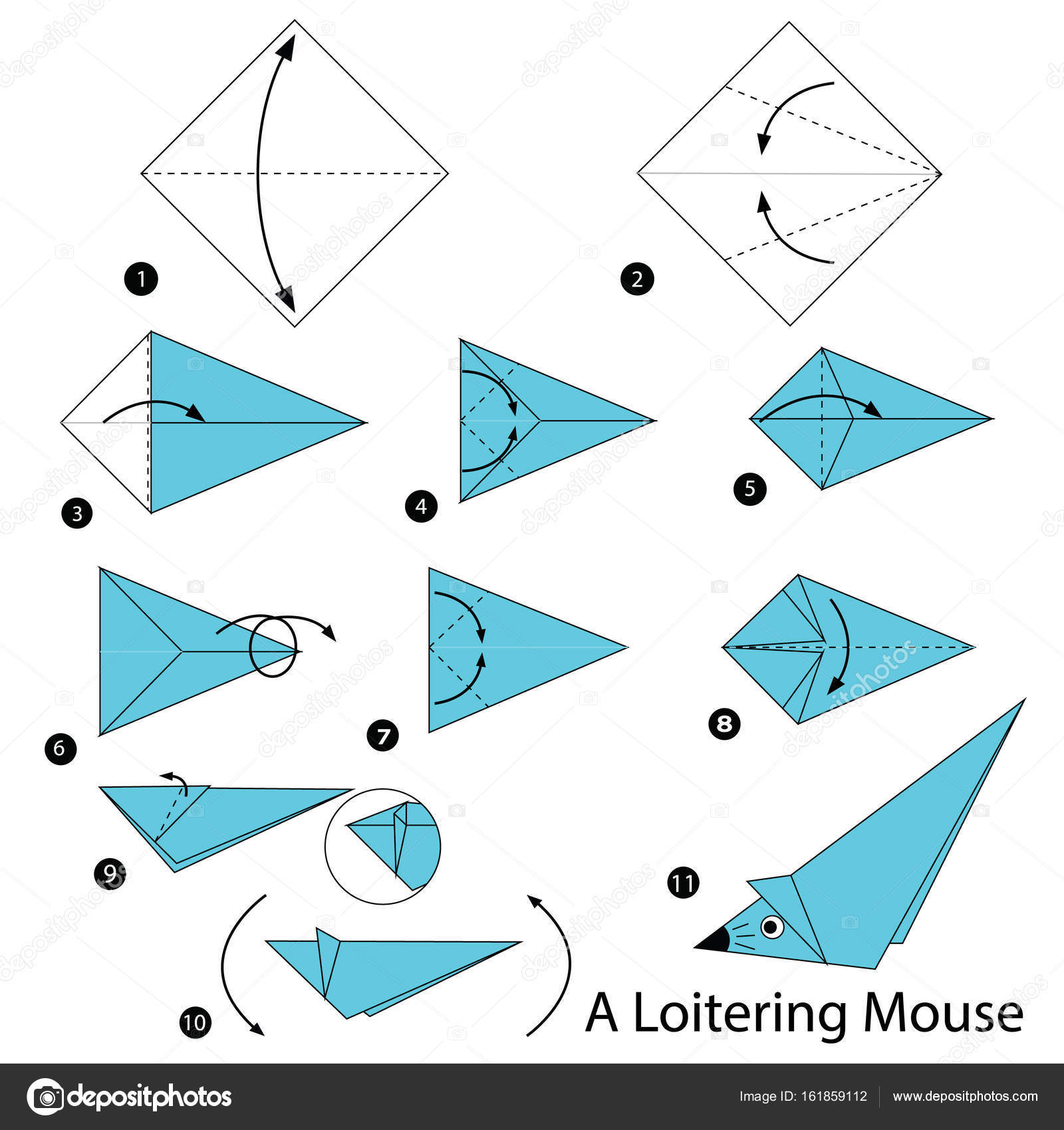 Schritt Für Schritt Anleitung Wie Man Origami A Herumlungern