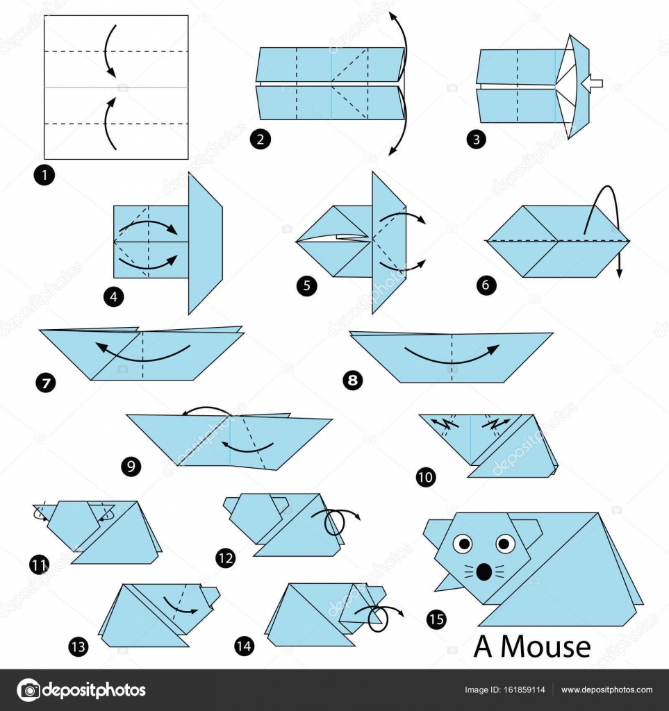 Schritt Für Schritt Anleitung Wie Sie Origami A Maus Machen
