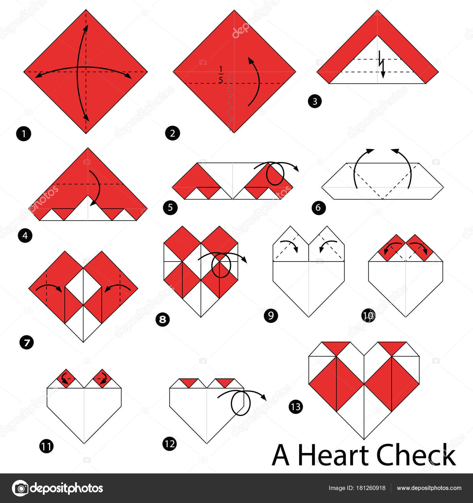 Steps To Make Origami Heart bmpflatulence