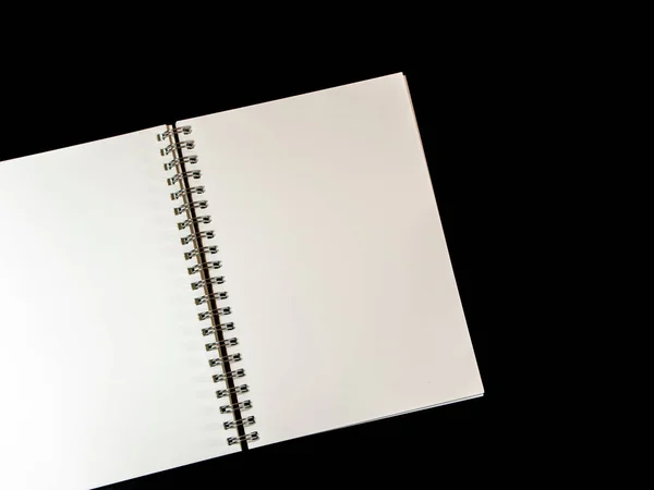 Página de papel branco de Livro de notas — Fotografia de Stock