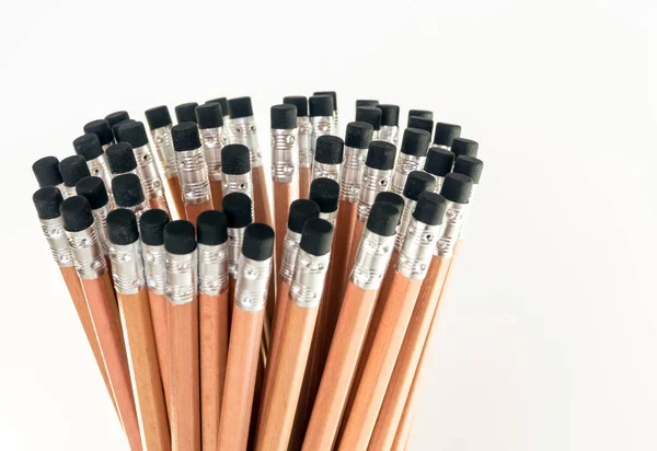 Gomme à la fin du crayon, groupe de crayon — Photo