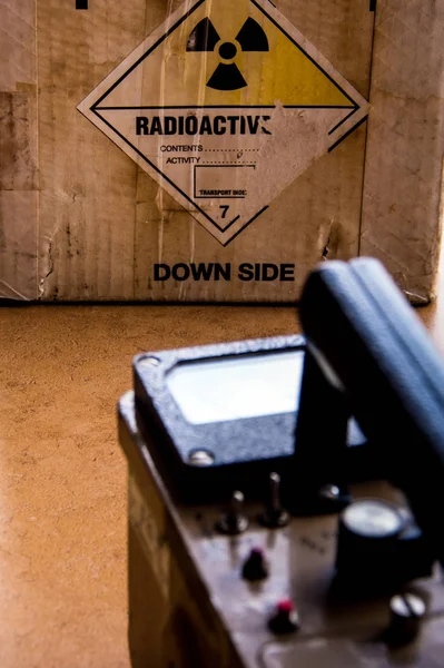 Medición de radiación con radiómetro — Foto de Stock
