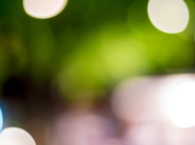 Bokeh arka plan olarak gece saat aydınlatma