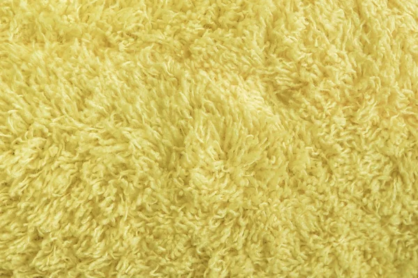 Kuning Bulu dari tekstur permukaan kain — Stok Foto