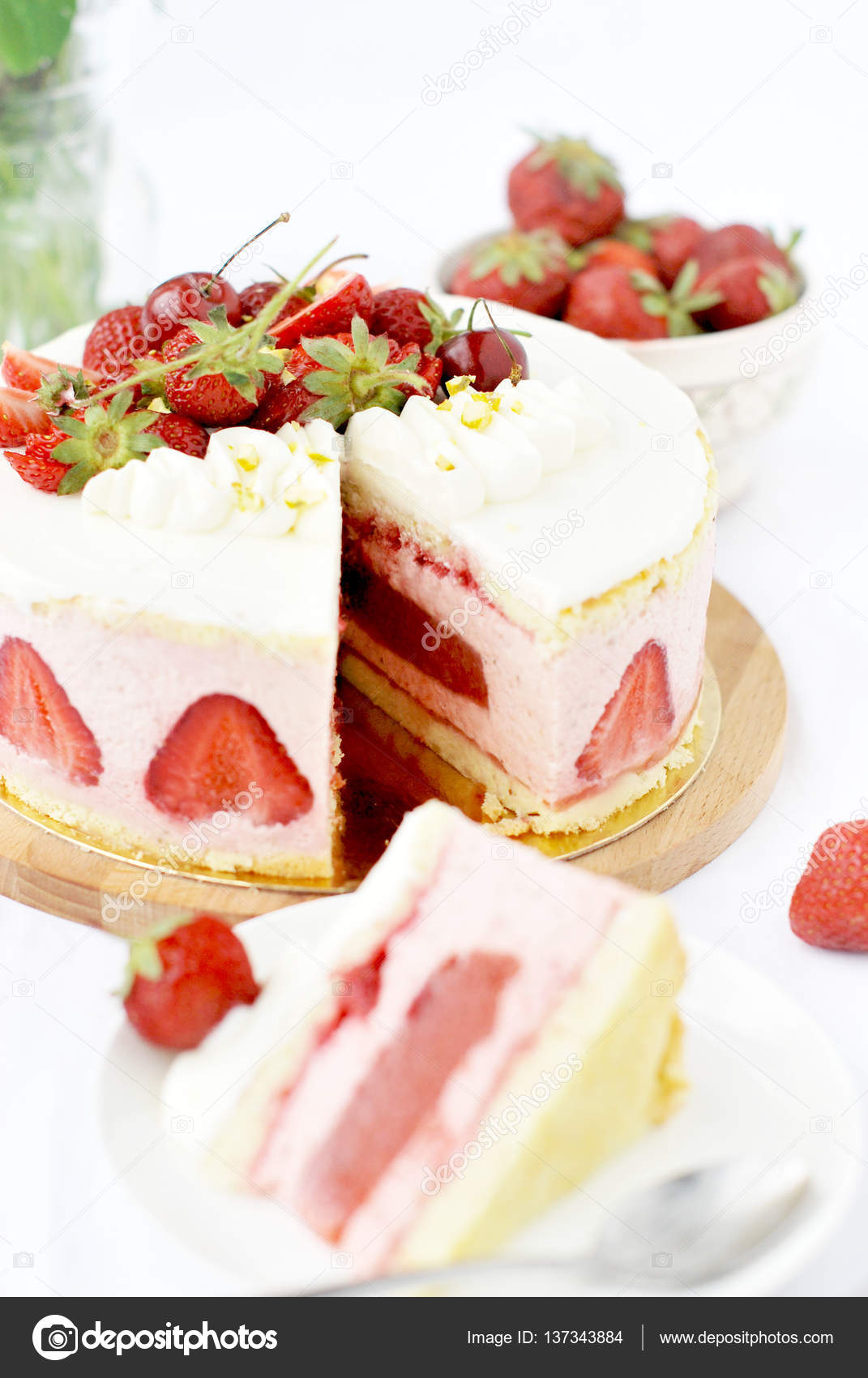 Çilekli Pasta – Fraisier Çilekli Pasta – Fraisier
