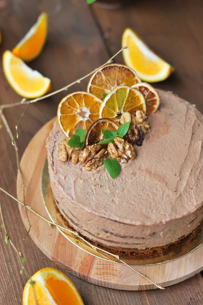 Çikolatalı kek whit portakal