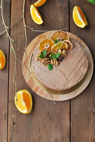 Çikolatalı kek whit portakal