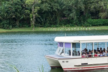 Singapur Nehri Safari tekne turu, Singapur, 14 Nisan 2018