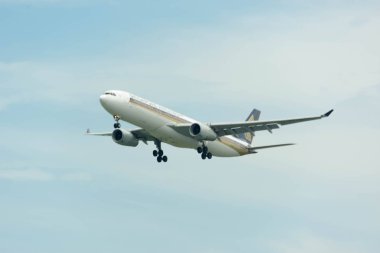 Singapur hava uçak Singapur Changi uluslararası havaalanında açılış