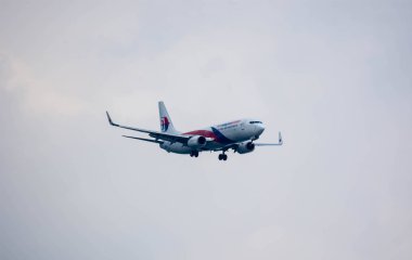 Changi Singapur - 23 Aralık 2019: Malezya Havayolları