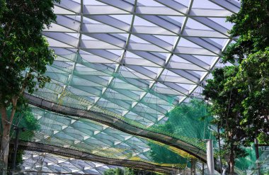 Havaalanı Bulvarı, Singapur 28 Aralık 2019 Manulife Sky Ne