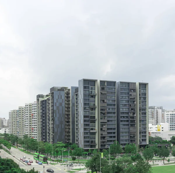 Amore Apartmanı ve HDB Residenals in Punggol, Singapur, 26 Mart 2020