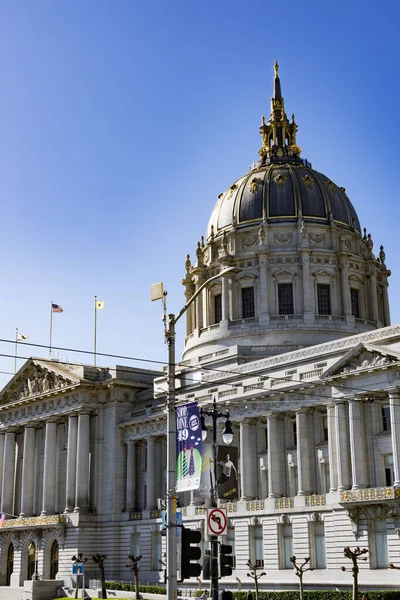 City Hall Building San Francisco Καλιφόρνια Ηπα Μαρτίου 2020 — Φωτογραφία Αρχείου