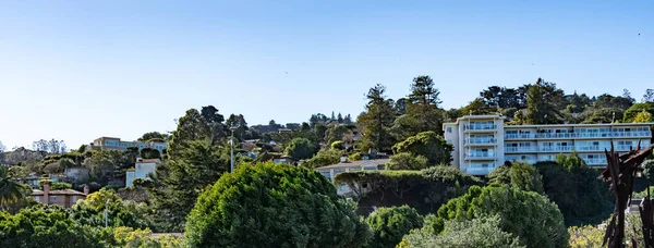 Krajina Pohled Sausalito Rezidenční Oblasti Parky San Francisco Kalifornie Usa — Stock fotografie