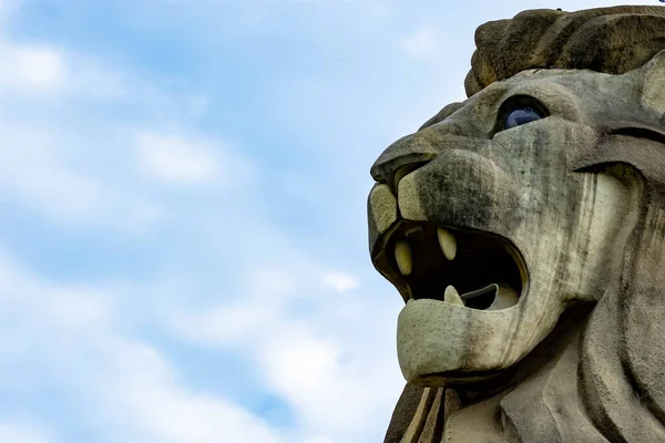 Detailní Záběr Sentosy Merlion Singapur Března 2020 — Stock fotografie