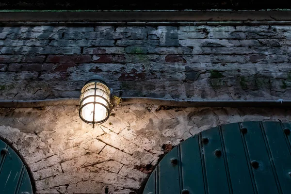 Vintage Light Old Brick Wall Good Backdrop Vintage Background Image — Stock Photo, Image