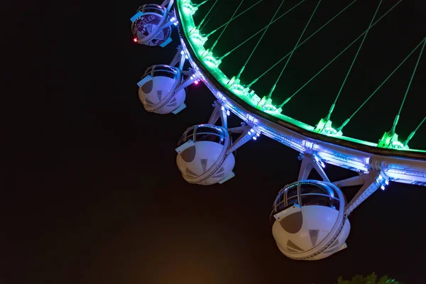 High Roller Riesenrad Auf Dem Las Vegas Strip Der Nacht — Stockfoto