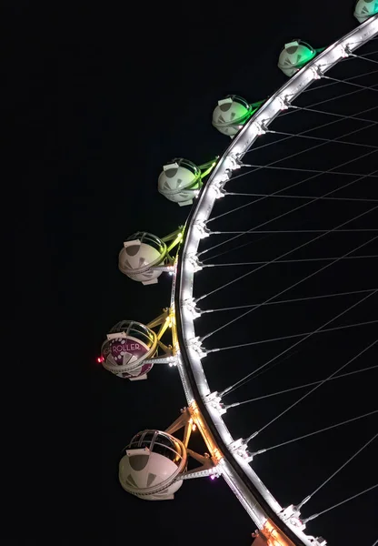 High Roller Ferris Wheel Strip Las Vegas Durante Noche Las —  Fotos de Stock