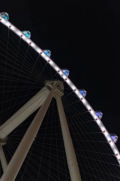 High Roller Ferris Wheel Στο Λας Βέγκας Στριπ Κατά Διάρκεια — Φωτογραφία Αρχείου