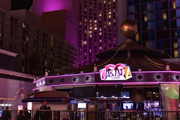 Carnaval Court Las Vegas Bar Nightlife Harrah Hotel Las Vegas — Stock Photo, Image