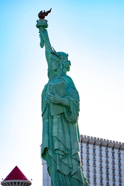 New York New York Hotel Casino Statue Liberty Las Vegas — Stock Photo, Image