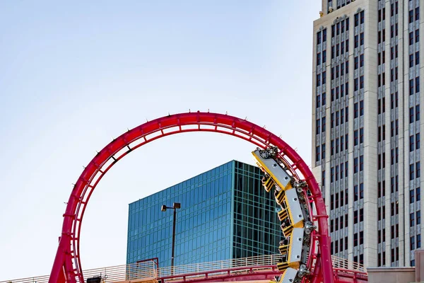 New York New York Hotel Casino Roller Coaster Λας Βέγκας — Φωτογραφία Αρχείου