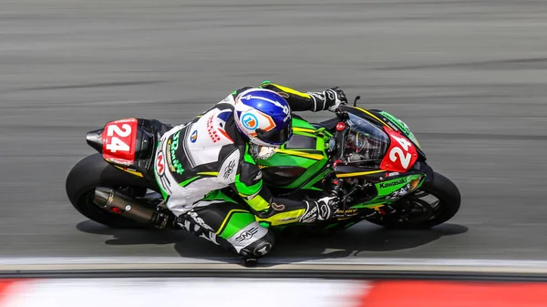 Oschersleben Germany June 2019 Kawasaki 10R Bmrt Maccio Racing Διαγωνίζονται — Φωτογραφία Αρχείου