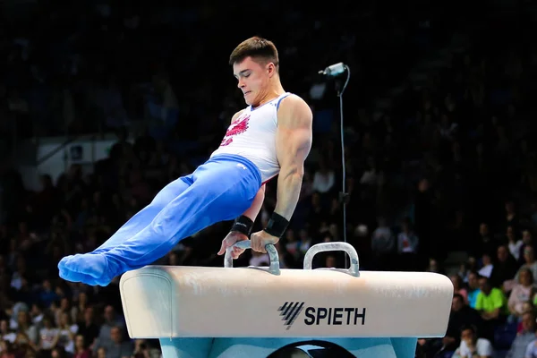 Szczecin Polonya Nisan 2019 Rus Nikita Nagornyy Avrupa Artistik Jimnastik — Stok fotoğraf