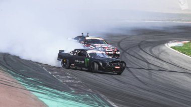 Oschersleben, Almanya, 31 Ağustos 2019: Ukraynalı yarış pilotu Dmitriy Illyuk, Almanya 'nın Motorsport Arena' da oynanan 6..