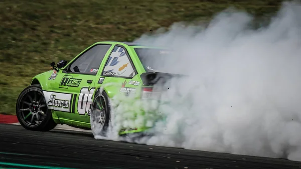 Oschersleben Germany August 2019 Görög Autóversenyző Stavros Grillis Toyota Corolla — Stock Fotó