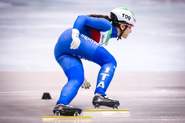 Dresda Germania Febbraio 2019 Nicole Botter Gomez Italia Partecipa Campionato — Foto Stock