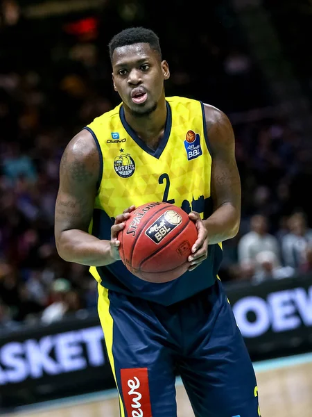 Braunschweig Alemania Diciembre 2019 Armani Moore Jugador Baloncesto Ewe Oldenburg — Foto de Stock