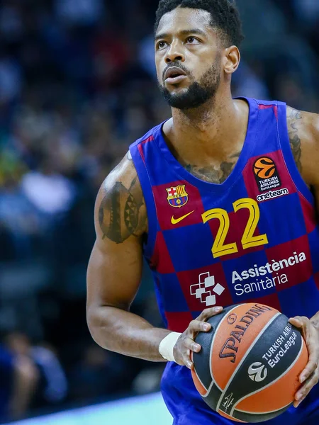 Berlín Alemania Marzo 2020 Jugador Baloncesto Cory Higgins Del Barcelona — Foto de Stock