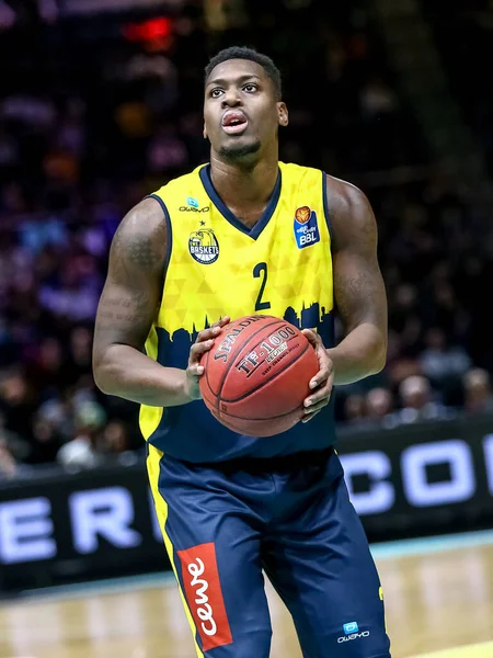 Braunschweig Germany December 2019 Armani Moore Ewe Oldenburg Basket Bbl — Stock Photo, Image