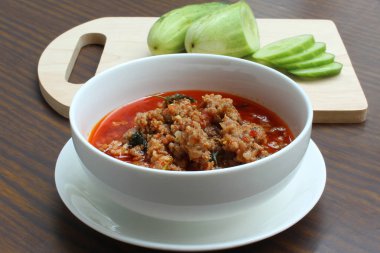 Biber Yapıştır Tayland gıda, çok lezzetli.