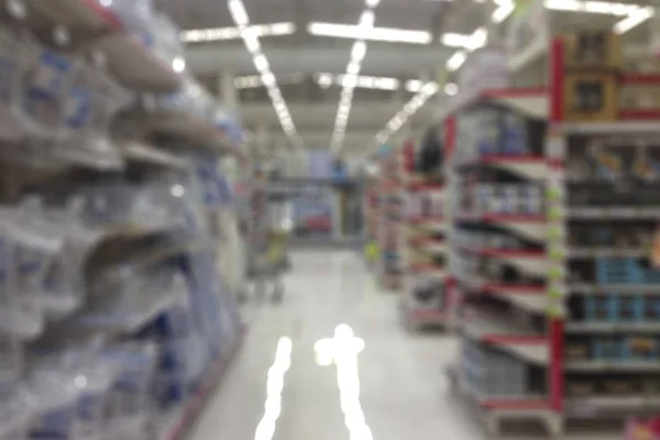 Abstraktní rozostření supermarketů a maloobchodních obchod v nákupní centrum inte — Stock fotografie