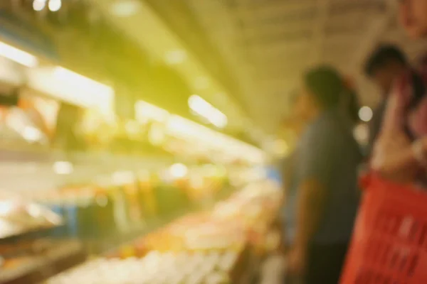 Абстрактный супермаркет и розничный магазин в торговом центре — стоковое фото