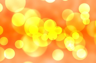 Turuncu sarı bulanık soyut bokeh arka plan