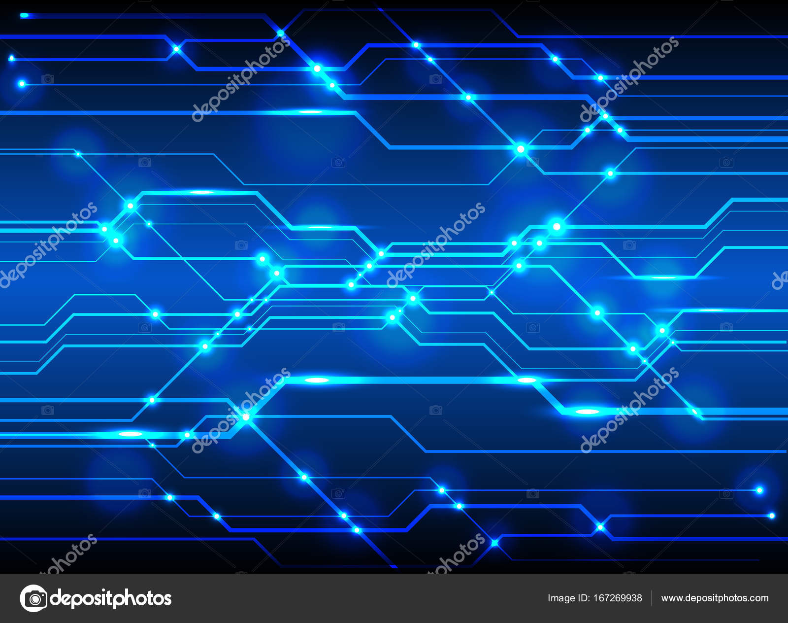 high tech circuit board background technology blue circuit blue circuit board background