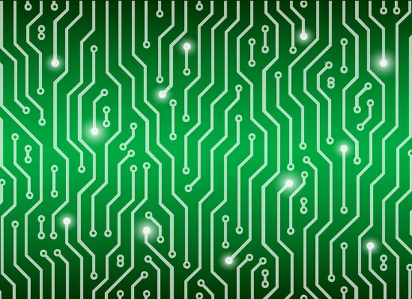 Haut-Tech Circuit Board Contexte, technologie résumé backgroun — Image vectorielle