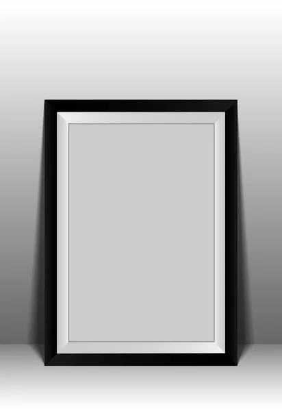 Вертикальная пустая рамка для фотографий пустая рамка на WH — стоковый вектор