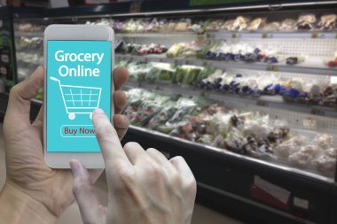 Elini kullanma smartphone ile bakkal online ekran bulanık bitti