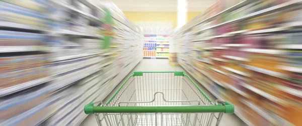 Supermercado Pasillo — Foto de Stock