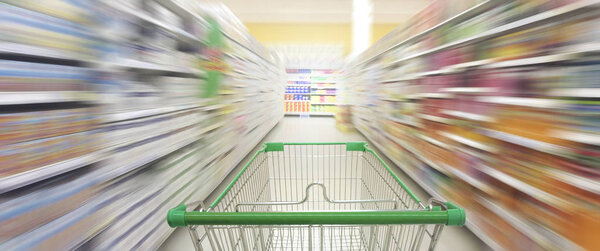 Supermarket aisle