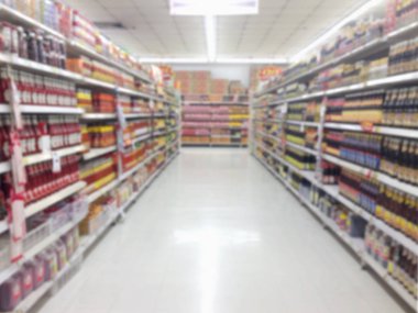 Soyut bulanık süpermarket