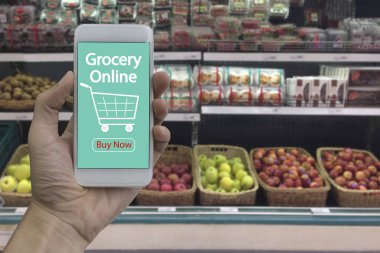 Elini kullanma smartphone ile bakkal online ekran bulanık bitti