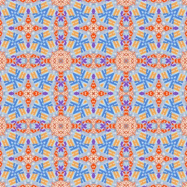 Kaleydoskop dikişsiz kalıplar soyut çok renkli arkaplan.