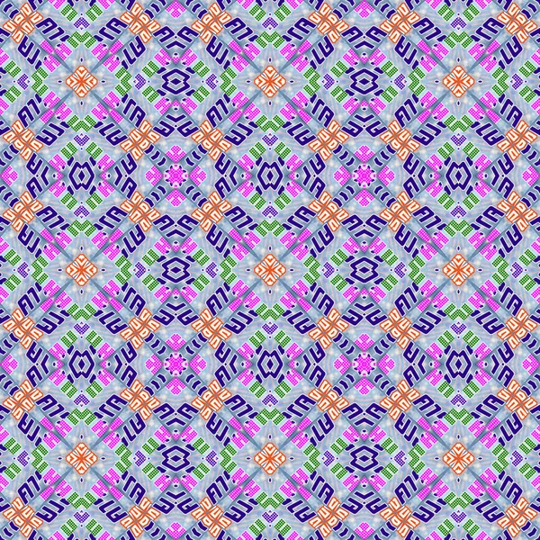 Kaleidoskop nahtlose Muster abstrakten bunten Hintergrund. — Stockfoto